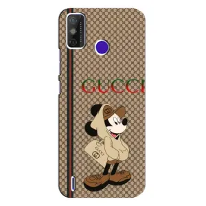 Чохли  GUCCI для ТЕЦНО Спарк Павер 2 (LC8) (AlphaPrint) (Mickey GUCCI)