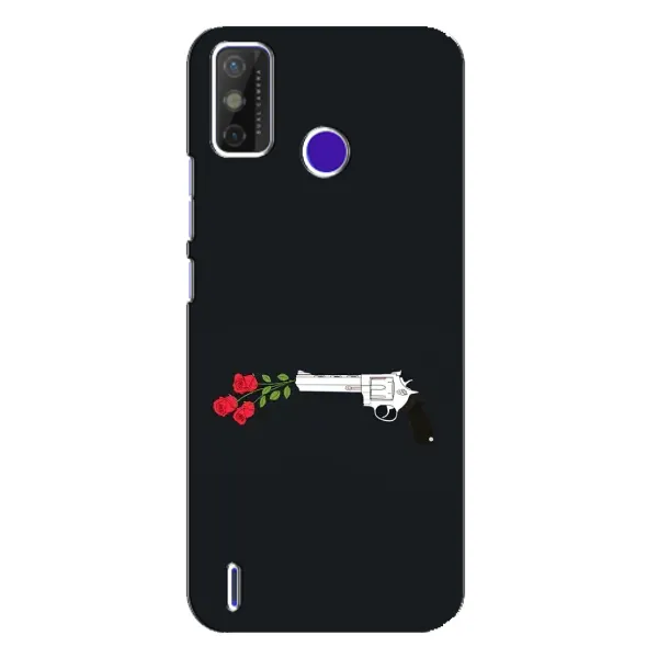 Чехол с принтом «Неожиданные цветы» для TECNO Spark Power 2 (LC8)