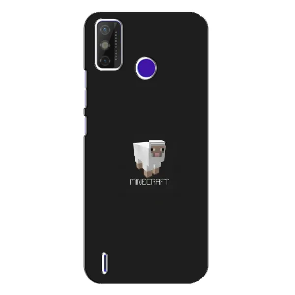 Чехол с принтом «Овечка Майнкрафт» для TECNO Spark Power 2 (LC8)