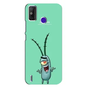 Чехол с принтом «Персонаж Планктон» для TECNO Spark Power 2 (LC8)