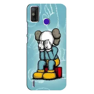 Чохли для TECNO Spark Power 2 (LC8) - Bearbrick Louis Vuitton (PREMIUMPrint) (Плач Bearbrick)