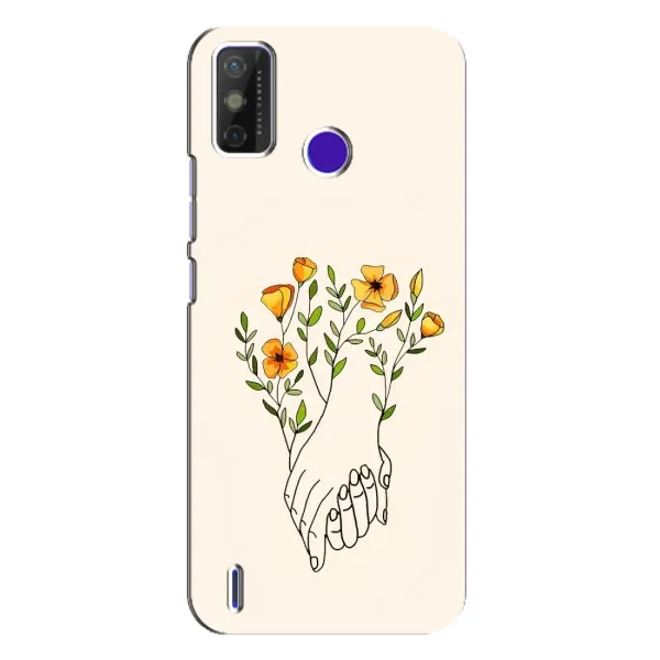 Чехол с принтом «Руки любви» для TECNO Spark Power 2 (LC8)