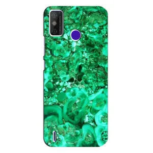 Мраморний чехол на TECNO Spark Power 2 (LC8) (VPrint) (Салатовий Мрамор)