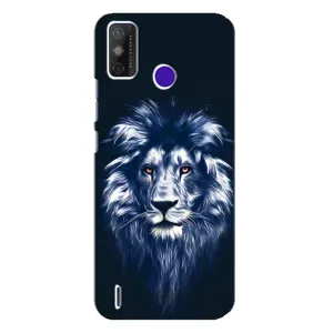 Чохол з картинкою ЛЕВ для TECNO Spark Power 2 (LC8) (VPrint) (Синій Лев)