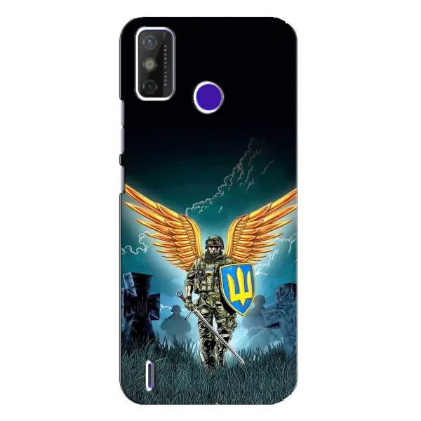 Чехол с принтом «Солдат ЗСУ» для TECNO Spark Power 2 (LC8)