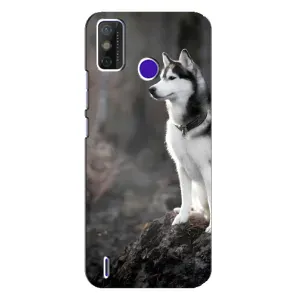 Чохол з Хаскі TECNO Spark Power 2 (LC8) - (AlphaPrint) (Вірний собака)