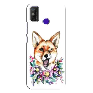 Чохли з картинкою Лисичка для TECNO Spark Power 2 (LC8) (VPrint) (Весела лисичка)