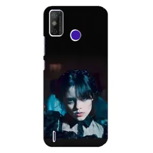 Чехлы Венсдей на TECNO Spark Power 2 (LC8) Уэнсдей (AlphaPrint) (взгляд Уэнздей)