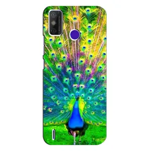 Чохол з пташками на TECNO Spark Power 2 (LC8) (VPrint) (Яскравий Павлин)