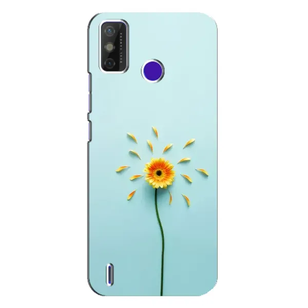 Чехол с принтом «Желтый цветок» для TECNO Spark Power 2 (LC8)