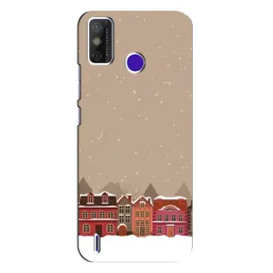 Новорічні, Святкові Чохли для TECNO Spark Power 2 (LC8) - 2024 год (Зимове місто)