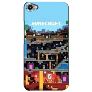Чохол Майнкрафт на Meizu U20 (AlphaPrint) Minecraft (фон Minecraft)