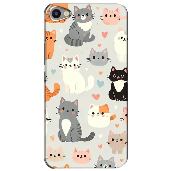 Чохол з принтом «Колаж котів» для Meizu U20 Чохол з принтом «Колаж котів» для Meizu U20