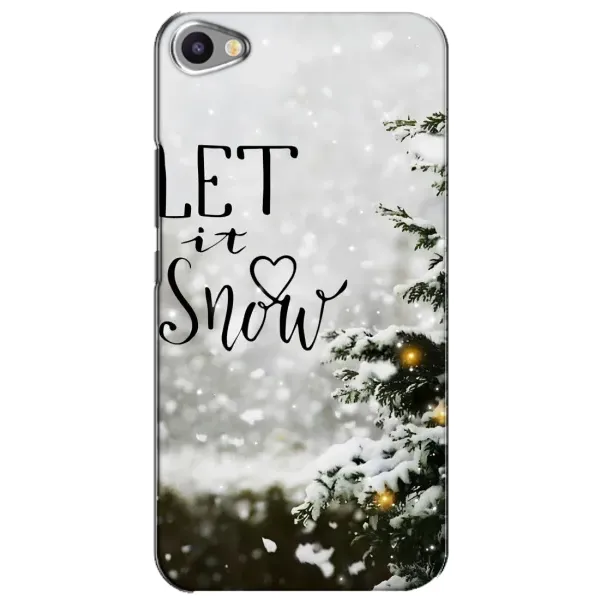 Чехол с принтом «Let it snow» для Meizu U20 Чехол с принтом «Let it snow» для Meizu U20