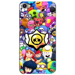 Чехол для Meizu U20 Бравл Старс (VPrint) (Лого Brawl Stars)
