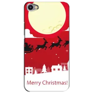 Різдвяні Чохли для Meizu U20 (VPrint) (Санта з оленями)