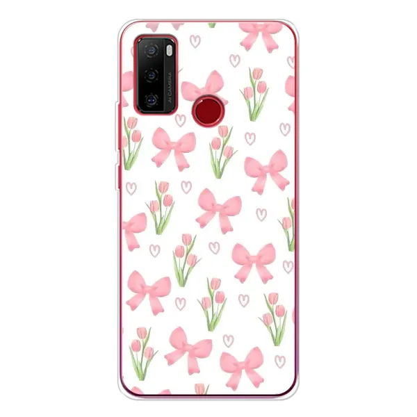 Чохол з принтом «Банти і квіти» для Ulefone Note 10