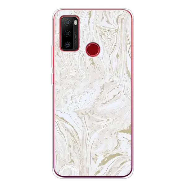 Чохол з принтом «Білий мрамор» для Ulefone Note 10