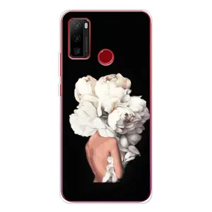 Чехлы (ART) Цветы на Ulefone Note 10 (VPrint) (Білі квіти)