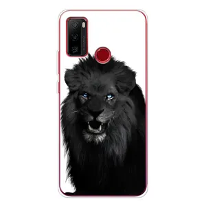 Чохли з картинкою животних Ulefone Note 10 (Чорний ЛЕВ)