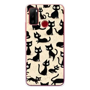 Чохол з малюнком кіт на Ulefone Note 10 (Чорні коти)