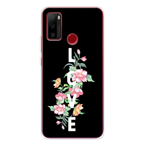Чохол з принтом «Квіти LOVE» для Ulefone Note 10