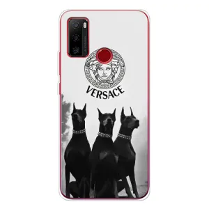 Чохли VERSACE для Нот 10 (PREMIUMPrint) (Доберман Версаче)
