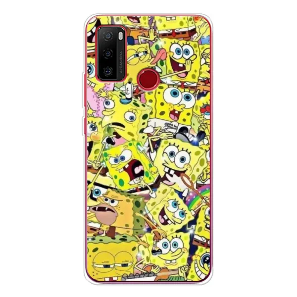 Чохол з принтом «Емоції Спан Боба» для Ulefone Note 10 Чохол з принтом «Емоції Спан Боба» для Ulefone Note 10