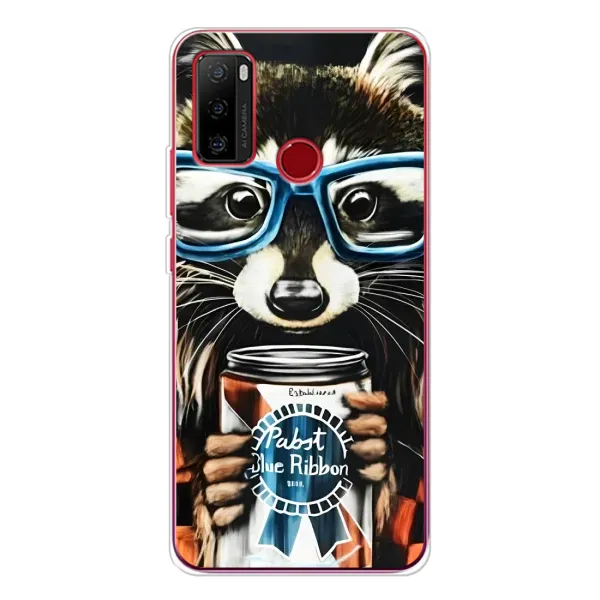 Чохол з принтом «Єнот з банкою» для Ulefone Note 10 Чохол з принтом «Єнот з банкою» для Ulefone Note 10