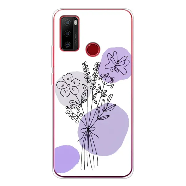 Чохол з принтом «Букет фіолетова абстракція» для Ulefone Note 10 Чохол з принтом «Букет фіолетова абстракція» для Ulefone Note 10