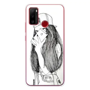 Чохол з друком для Ulefone Note 10 - (Мода) (AlphaPrint) (Фото дівчини)