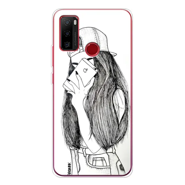 Чохол з принтом «Фото дівчини» для Ulefone Note 10
