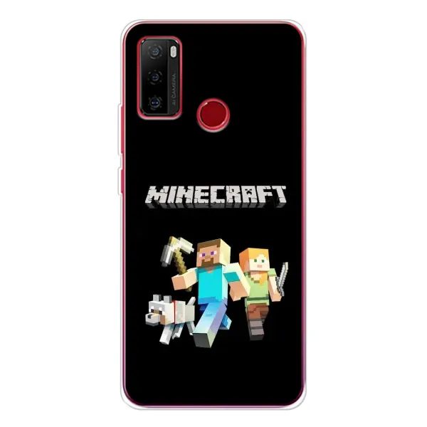 Чохол з принтом «герої Minecraft» для Ulefone Note 10