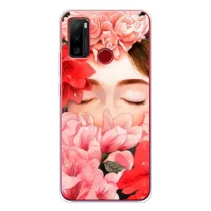Чехлы (ART) Цветы на Ulefone Note 10 (VPrint) (Очі в квітах)
