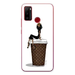 Чохли Луі Вітон для Ulefone Note 10 (AlphaPrint - LOUIS VUITTON) (кава LOUIS VUITTON)