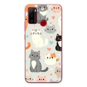 Чохол з малюнком кіт на Ulefone Note 10 (Колаж котів)