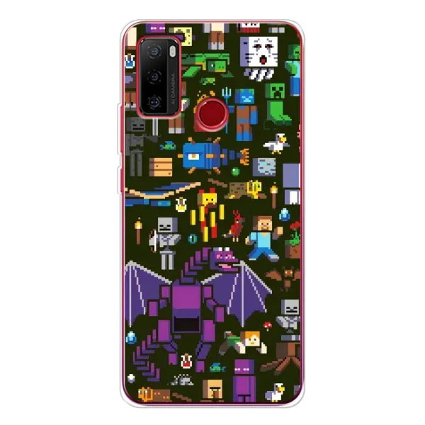 Чохол з принтом «Колаж Майнкрафт» для Ulefone Note 10