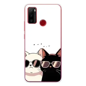 Чохол з малюнком кіт на Ulefone Note 10 (Коти в окулярах)