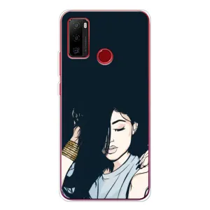 Чохол з друком для Ulefone Note 10 - (Мода) (AlphaPrint) (Гарна дівчина)