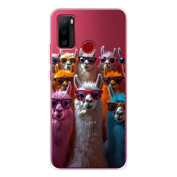 Чохол з принтом «Лами в окулярах» для Ulefone Note 10 Чохол з принтом «Лами в окулярах» для Ulefone Note 10