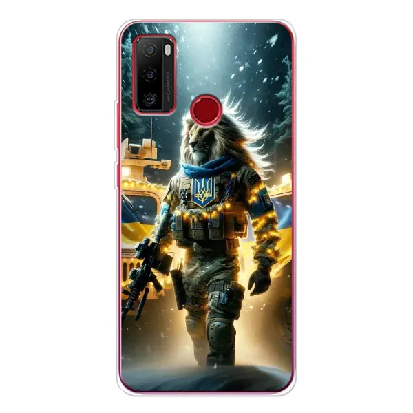 Чехол с принтом «ЛЕВ ЗСУ» для Ulefone Note 10