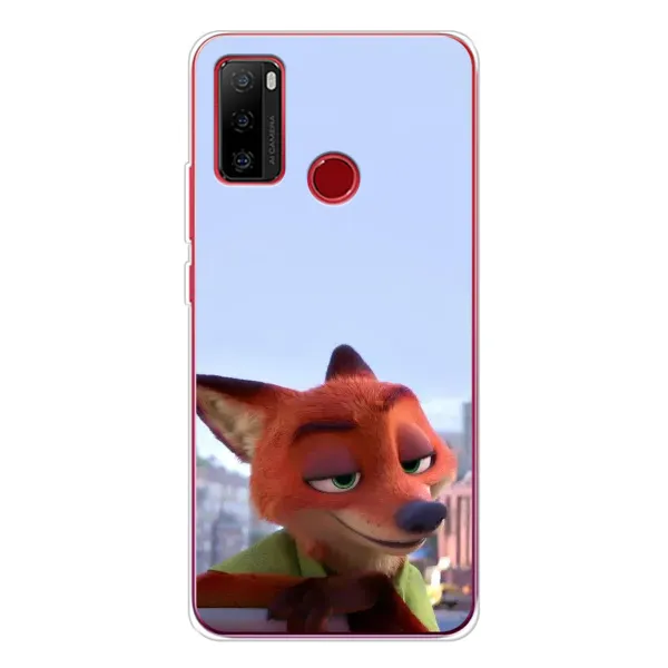 Чохол з принтом «Лис Нік» для Ulefone Note 10