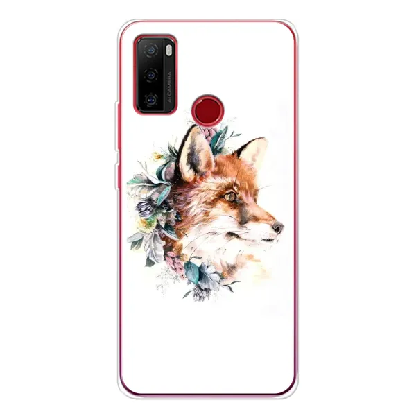 Чохол з принтом «Лиса в квітах» для Ulefone Note 10 Чохол з принтом «Лиса в квітах» для Ulefone Note 10