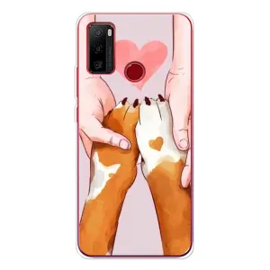 Чехлы с собаками для Ulefone Note 10 (VPrint) (Любовь к собакам)
