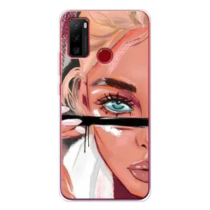 Чохол з друком для Ulefone Note 10 - (Мода) (AlphaPrint) (Макіяж)