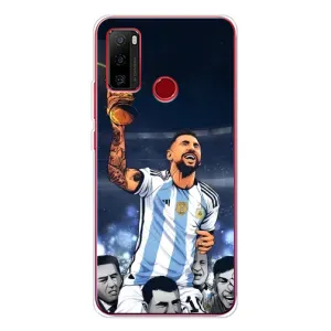 Чохли для Ulefone Note 10 (Leo чемпіон) (AlphaPrint) (Мессі з кубком)