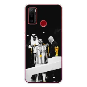 Чохли для Ulefone Note 10 (Leo чемпіон) (AlphaPrint) (Мессі коронований)