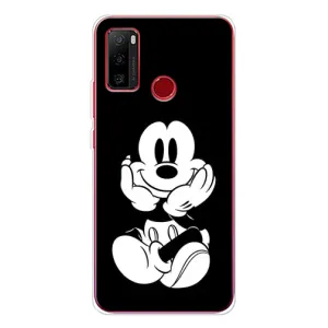 Міккі Маус чохол для Ulefone Note 10 (AlphaPrint - Мультяшні) (Маус на чорному)