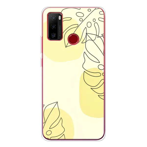 Чохол з принтом «Жовта монстера арт» для Ulefone Note 10 Чохол з принтом «Жовта монстера арт» для Ulefone Note 10