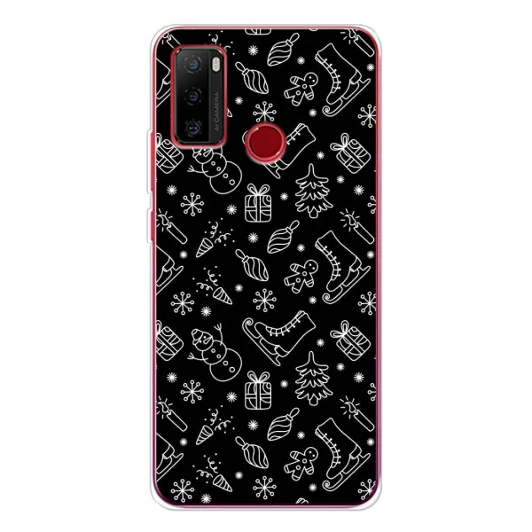 Чохол з принтом «Новорічний фон» для Ulefone Note 10
